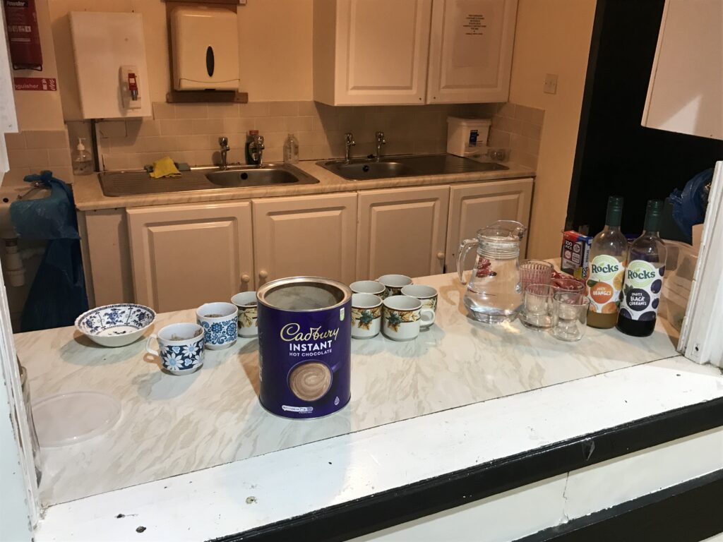 Refreshments counter
